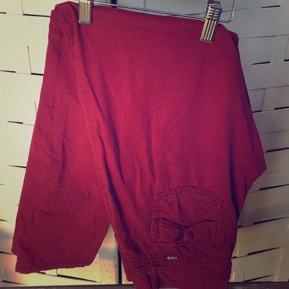Burgundy jeans - Picture 1 of 7